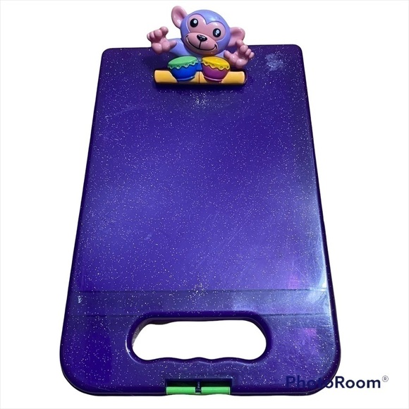 Lisa Frank Clip Board Monkey Vintage 90s Purple Stationary - Picture 1 of 5